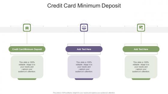 Credit Card Minimum Deposit In Powerpoint And Google Slides Cpb