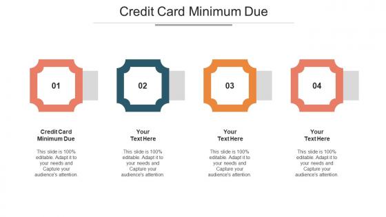 Credit Card Minimum Due Ppt Powerpoint Presentation Infographic Portrait Cpb