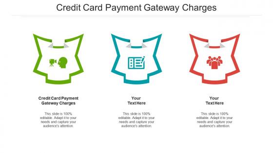 Credit card payment gateway charges ppt powerpoint presentation ideas designs cpb