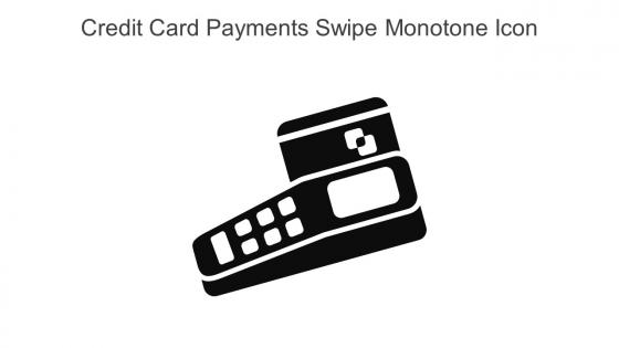 Credit Card Payments Swipe Monotone Icon In Powerpoint Pptx Png And Editable Eps Format