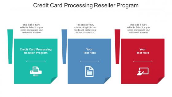 Credit Card Processing Reseller Program Ppt Powerpoint Presentation Model Graphic Tips Cpb