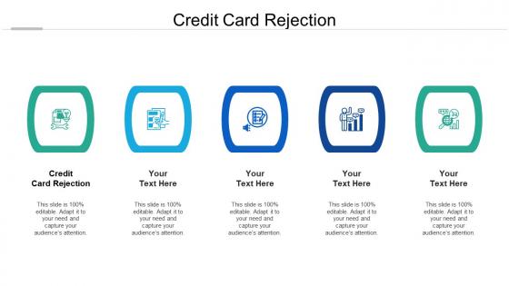 Credit card rejection ppt powerpoint presentation gallery format ideas cpb