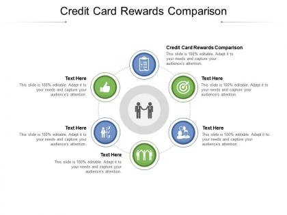 Credit card rewards comparison ppt powerpoint presentation inspiration layouts cpb