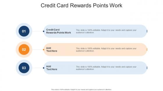 Credit Card Rewards Points Work In Powerpoint And Google Slides Cpb