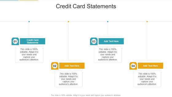 Credit Card Statements In Powerpoint And Google Slides Cpb