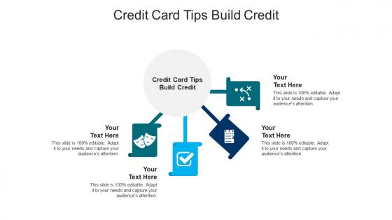 Credit card tips build credit ppt powerpoint presentation styles portrait cpb
