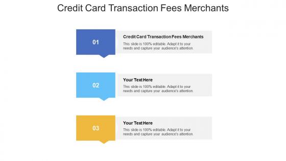 Credit card transaction fees merchants ppt powerpoint presentation pictures portrait cpb