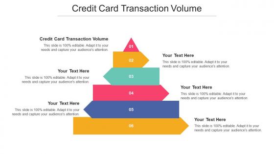 Credit Card Transaction Volume Ppt Powerpoint Presentation Styles Design Templates Cpb