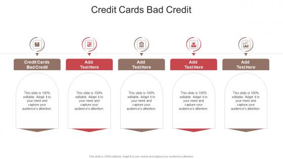 Credit Cards Bad Credit In Powerpoint And Google Slides Cpb