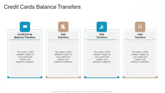 Credit Cards Balance Transfers In Powerpoint And Google Slides Cpb