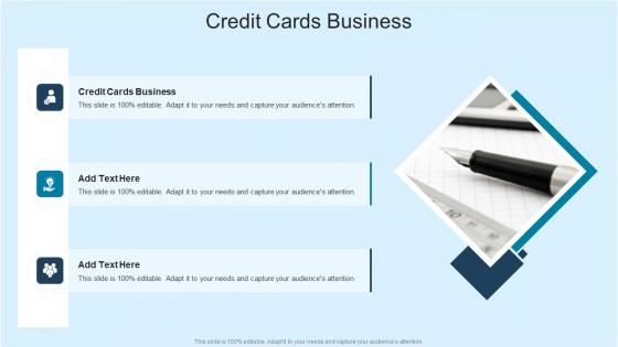 Credit Cards Business In Powerpoint And Google Slides Cpb