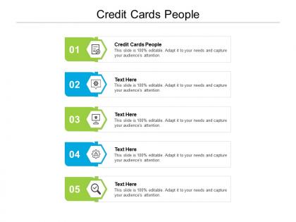 Credit cards people ppt powerpoint presentation infographic template graphics download cpb