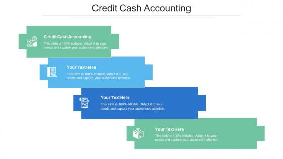 Credit Cash Accounting Ppt Powerpoint Presentation Visual Aids Inspiration Cpb