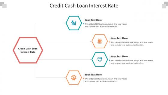 Credit cash loan interest rate ppt powerpoint presentation infographics tips cpb