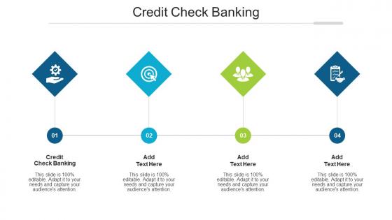Credit Check Banking Ppt Powerpoint Presentation Infographics Guidelines Cpb