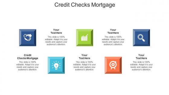 Credit checks mortgage ppt powerpoint presentation ideas graphics download cpb