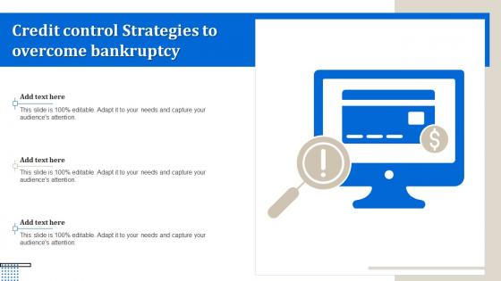 Credit Control Strategies To Overcome Bankruptcy