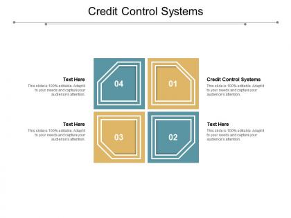 Credit control systems ppt powerpoint presentation summary gridlines cpb
