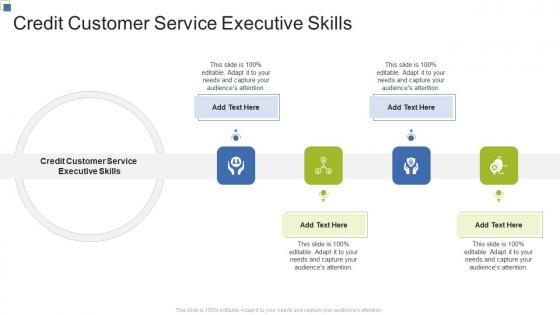 Credit Customer Service Executive Skills In Powerpoint And Google Slides Cpb