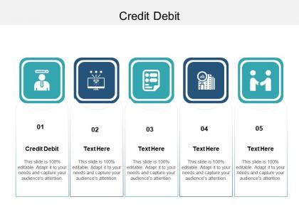 Credit debit ppt powerpoint presentation infographic template sample cpb