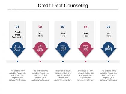 Credit debt counseling ppt powerpoint presentation summary background cpb