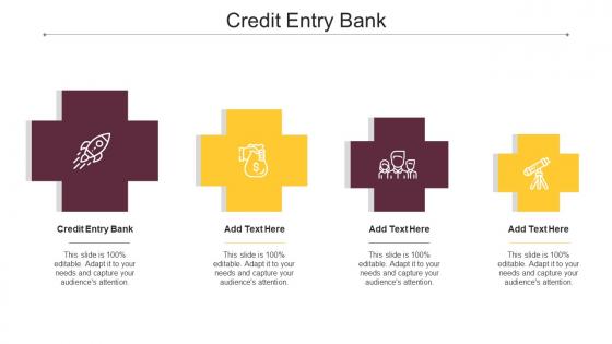 Credit Entry Bank Ppt Powerpoint Presentation Outline Slide Download Cpb