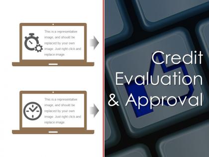 Credit evaluation and approval powerpoint slide templates