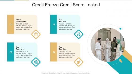 Credit Freeze Credit Score Locked In Powerpoint And Google Slides Cpb