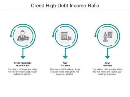 Credit high debt income ratio ppt powerpoint presentation model tips cpb