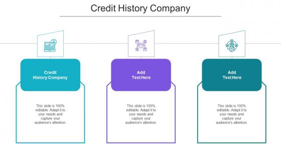 Credit History Company Ppt Powerpoint Presentation Layouts Smartart Cpb