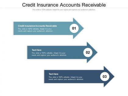 Credit insurance accounts receivable ppt powerpoint presentation file formats cpb