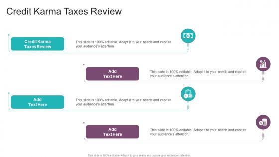 Credit Karma Taxes Review In Powerpoint And Google Slides Cpb