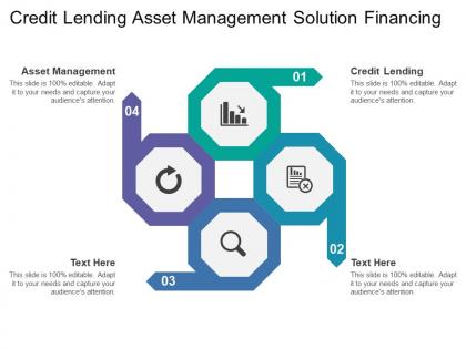 Credit lending asset management solution financing planning corporate finances