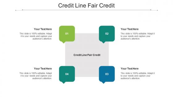 Credit Line Fair Credit Ppt Powerpoint Presentation Icon Designs Cpb