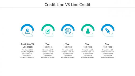 Credit line vs line credit ppt powerpoint presentation portfolio layouts cpb
