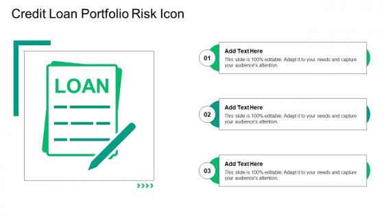 Credit Loan Portfolio Risk Icon