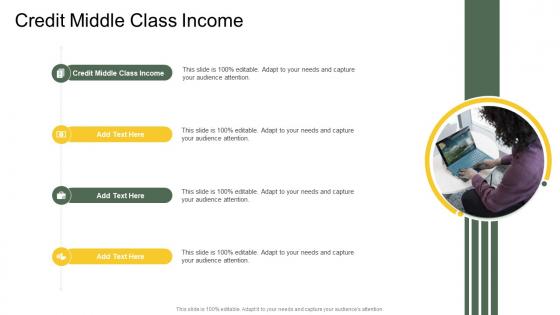 Credit Middle Class Income In Powerpoint And Google Slides Cpb