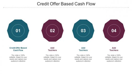 Credit Offer Based Cash Flow Ppt Powerpoint Presentation Professional Cpb