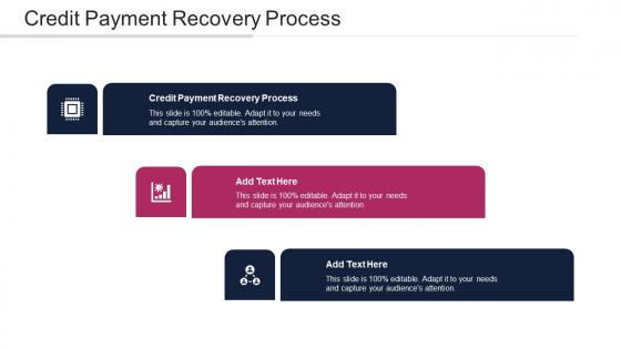 Credit Payment Recovery Process Ppt Powerpoint Presentation Portfolio Background Images Cpb