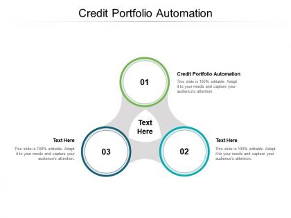 Credit portfolio automation ppt powerpoint presentation styles show cpb