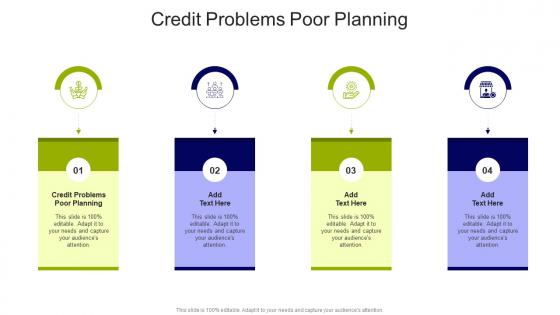 Credit Problems Poor Planning In Powerpoint And Google Slides Cpb