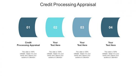 Credit processing appraisal ppt powerpoint presentation styles slideshow cpb