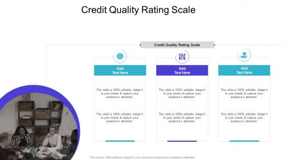 Credit Quality Rating Scale In Powerpoint And Google Slides Cpb