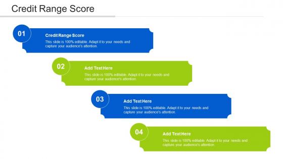 Credit Range Score Ppt Powerpoint Presentation Layouts Picture Cpb