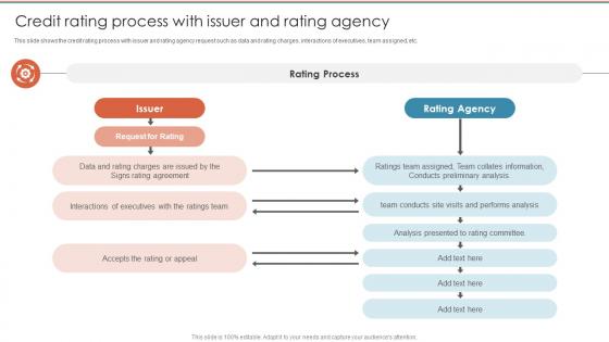 Credit Rating Process With Issuer And Rating Agency Credit Risk Management Frameworks