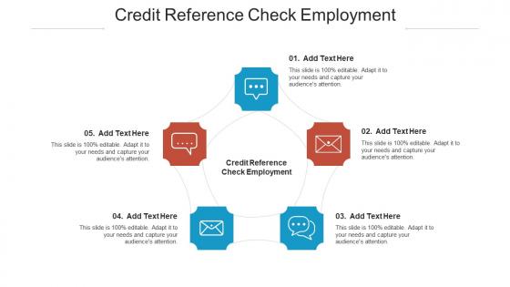 Credit Reference Check Employment Ppt Powerpoint Presentation Infographic Template Icon Cpb