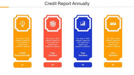 Credit Report Annually Ppt Powerpoint Presentation Slides Show Cpb