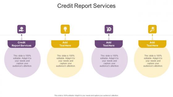 Credit Report Services In Powerpoint And Google Slides Cpb