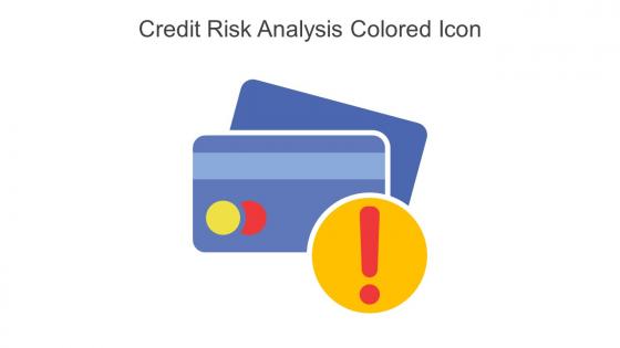 Credit Risk Analysis Colored Icon In Powerpoint Pptx Png And Editable Eps Format