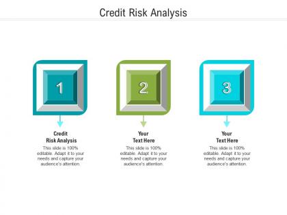 Credit risk analysis ppt powerpoint presentation visuals cpb